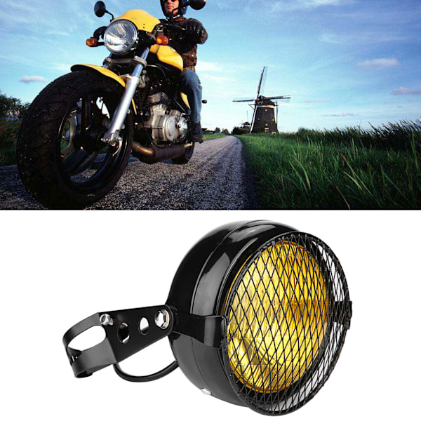 12V Motorcykel Cykel Modifiering Strålkastare & Lampskärm & Monteringsfäste