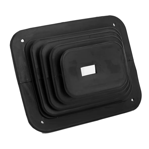 Rubber Gear Shift Boot Gear Panel Dust Cover 5 5/8in x 6 3/4in Manual Automatic 350