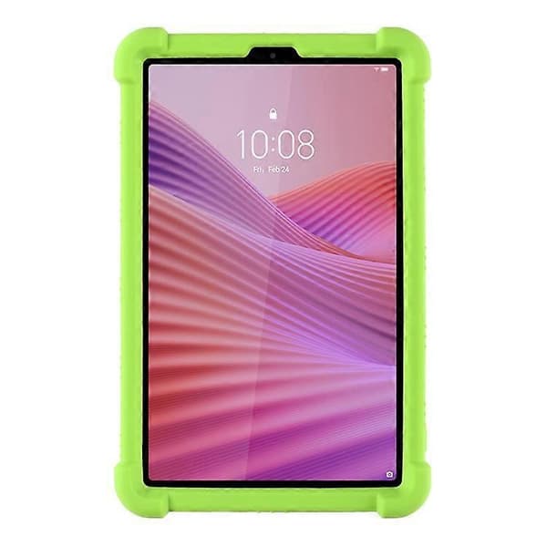Kompatibelt med Lenovo Tab K9 / Tab One silikonfodral med stöd, robust skyddsfodral Green
