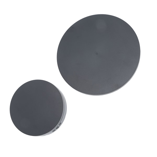 Elektrisk roterande skivspelare 2 i 1 Smart fjärrkontroll Smycken Display Fack Live Streaming Ornament Display Stand 5V Svart