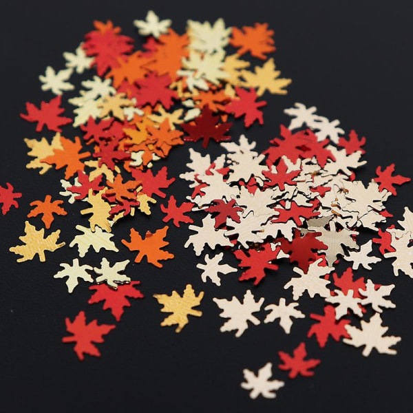 Maple Leaf Nail Art paljettikoriste