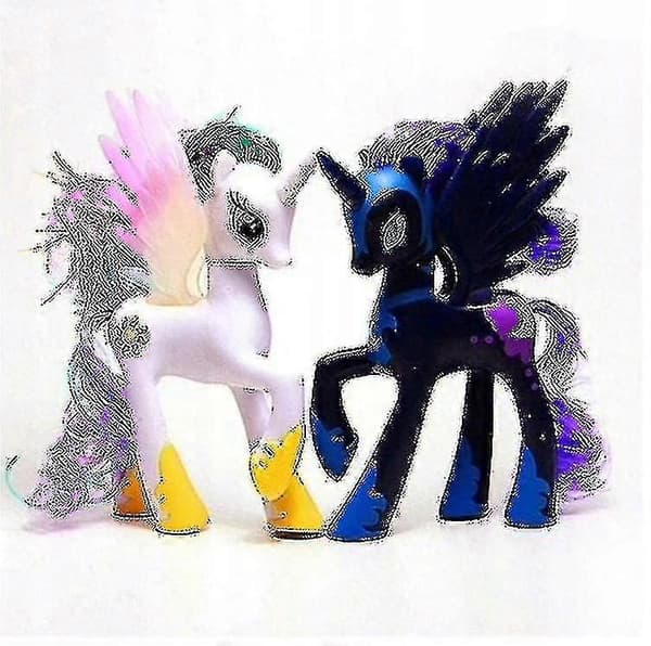 2 dele My Little Pony Prinsesse Luna Celestia Sæt