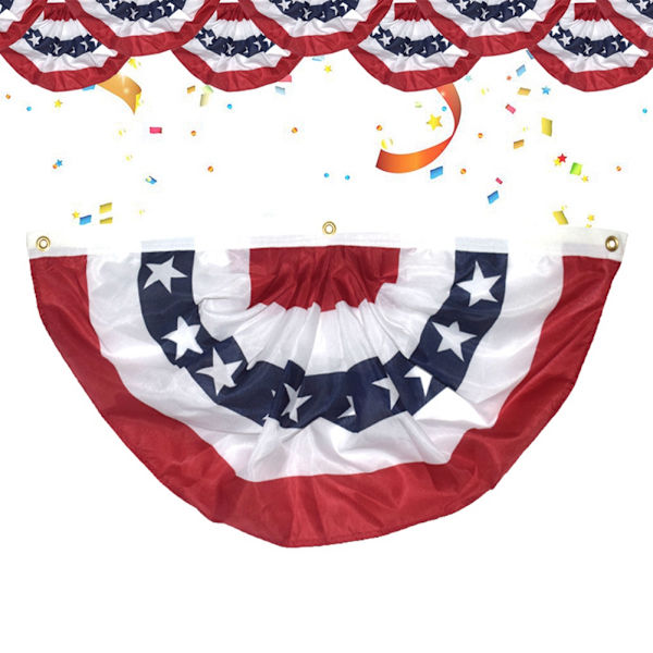 American Garden flaggstång USA Fan Flag Patriotic Stars Stripes Flagga utomhusdekoration