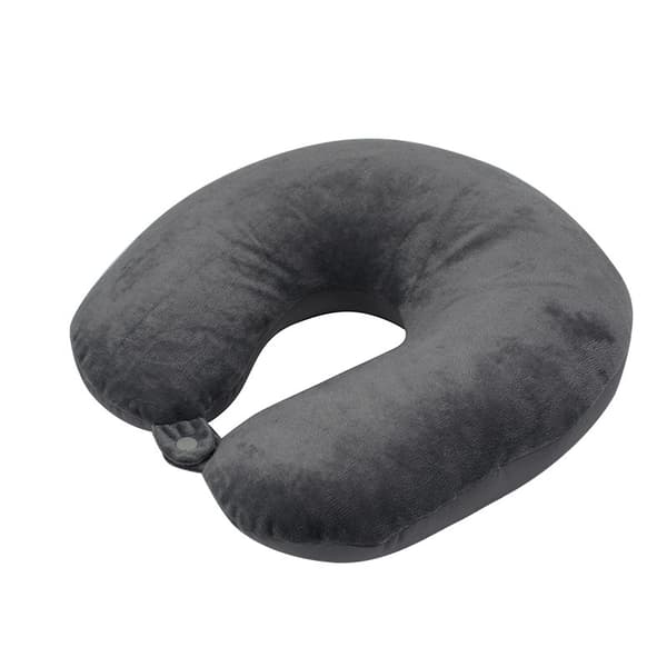 Verdens bedste fjerbløde mikrofiber nakkepude, lysegrå[LD]