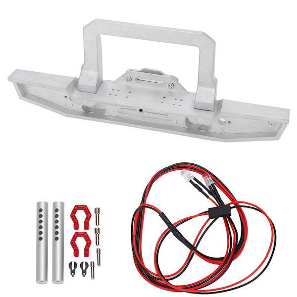 RC etupuskuri LED-valotarvikesarjalla sopii SCX10/TRX 1/10 RC automalliin Hopea