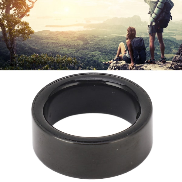 Smart Ring Sundhedstracker Bluetooth Sundhed Fitness Tracker Vandafvisende Smart Ring Aktivitetstracker til Kropstemperatur Blodsyre Sort N° 18