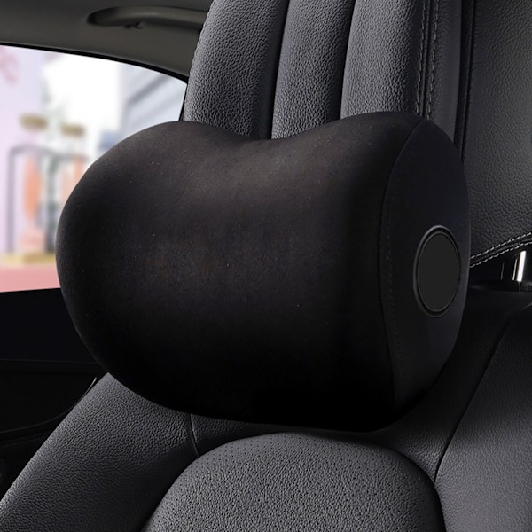 Bilstol Nackstöd Memory Foam Huvud Nackstöd Auto Seat Nackstöd Stöd Nackkuddar Kuddar för bilkontor Svart Nackstöd