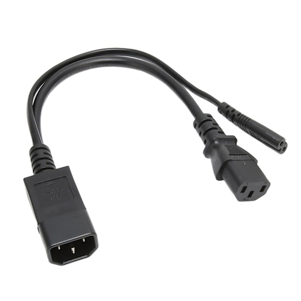 IEC320 C14 hane till C13 C7 hona nätsladd Vattentät IEC320 nätkabel för projektorer 100‑250V 32cm