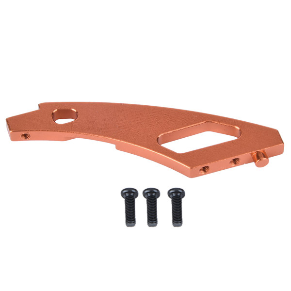 Sett med aluminiumsbraketter for frontchassis til RC HIP 1/8 Ken Block Gymkhana (WR80014OR Oransje)