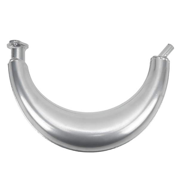 Half Moon Banana Avgasljuddämpare Rör Stållegering för 2-takts 49cc 60cc 66cc 80cc Motorer Motorcykel