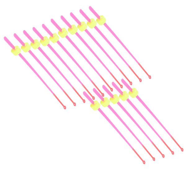 15 stk/sett Mini Vinter Isfiske Stang Topp Endeseksjon Stangspiss Fiskeutstyr 16CM