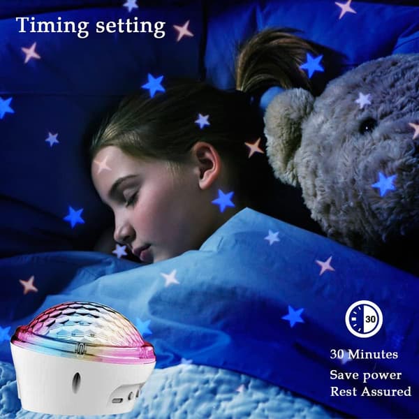 LED-projektorlampe, stjernehimmelprojektor 2 i 1 galakseprojektor Ce[LD]