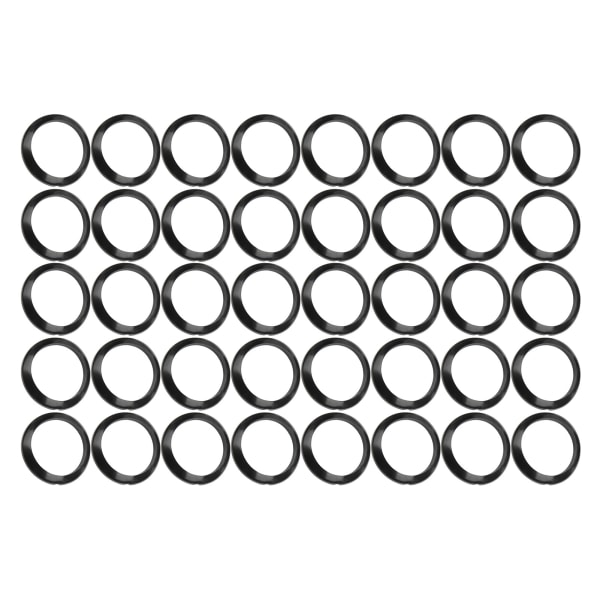 40 kpl silikonikelausrengas koristelu rengas Trim-sovitin vavan rakennusosille 17MM
