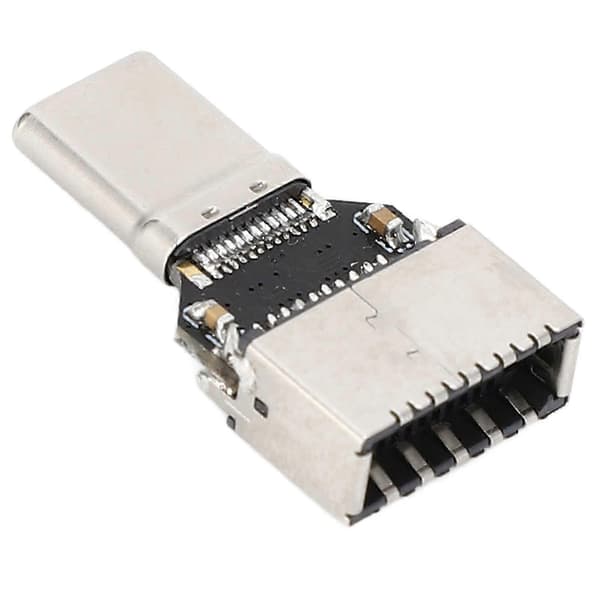 USB 3.0 Typ C Hane till Typ E Hona Adapter Plug and Play 20Gbps USB Typ C Konverteradapter för PC Dator