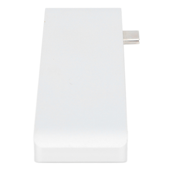 Type-C-sovitin 5-in-1 muistikortinlukija Multiport-sovitin USB 3.0 telakointiasema OS X -kannettavalle hopea