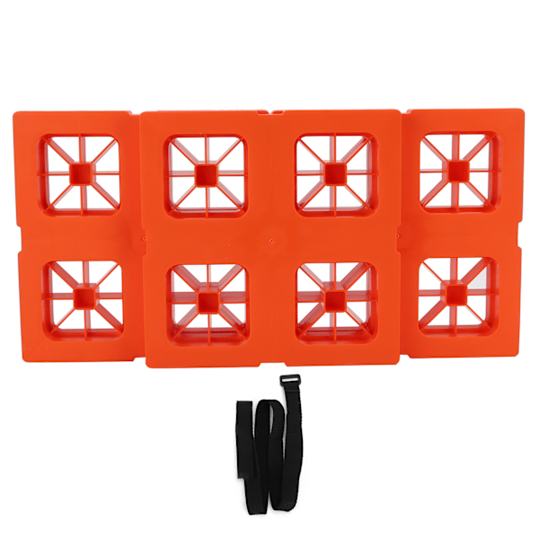 5 stk utjevningsblokker Kit Interlocking Lift AntiSlip-puter med stropp for RV Campers Trailer