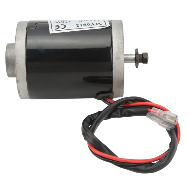 Elektrisk børstet motor 24V120W højhastighed aluminiumlegering børstet DC-motor til elektrisk scooter cykel motorcykel