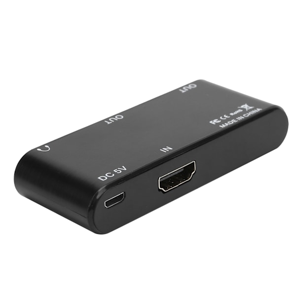 HDMI till VGA/Ljud/HDMI-omvandlare Audio Video Adapter för DVD/PS3/Laptop/Set Top Box