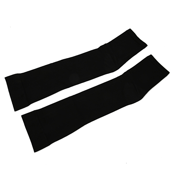 Utomhussport kompressionsstrumpor Förtunning Kalvven Elastiska strumpor Tryck Varicose Shaping Blackopen tå