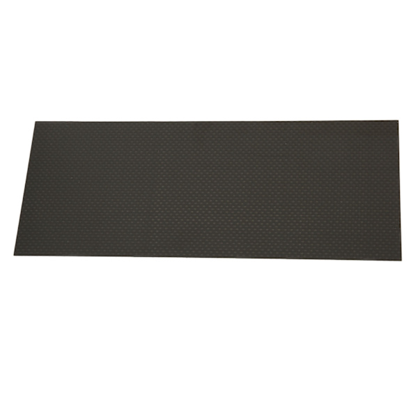 3K mat kolfiberplade Twillvævet kulfiberplade til gør-det-selv håndværk CNC-gravering 100x250x2,0 mm / 3,9x9,8x0,08in