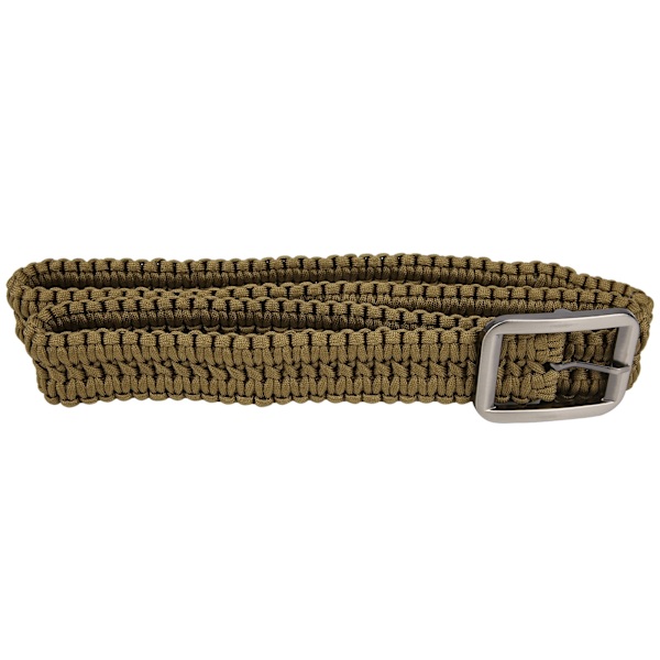Paracord-vyö Käsin kudottu Seikkailu Villiys Selviytyminen Ulkoilu Vyöt Vyö (Vihreä)
