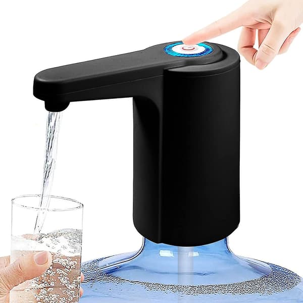 Gallonvattendispenser - 5-gallonsflaskvattenpump, vattenflaskpump USB-laddningsbar universal