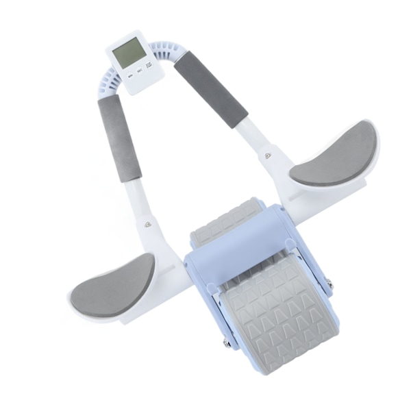 Timer Rebound Ab Wheel Styrkelse af kernemuskler Mave Core Udstyr Roller med timer til Hjem Blå