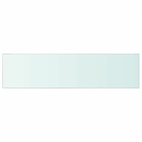 Hyllepanel Klart glass 100 x 25 cm