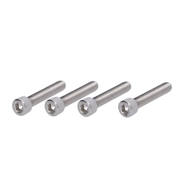 M10x55 A2 Rustfritt Stål Sekskantbolt Skrue Mutter 4 stk