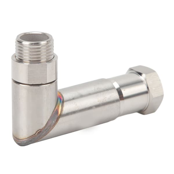 Oxygen Sensor Extender 90° Angled M18x1.5 Steel Construction High Strength O2 Extension Spacer