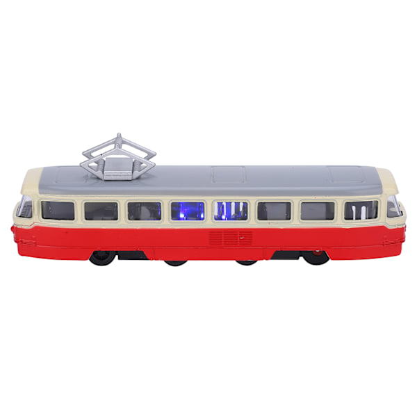 1:90 Lastuauto Vetoauto Leikkiauto Lapsille Metalli Simulointi Automalli Koriste Valoilla ja Äänillä (Punainen)