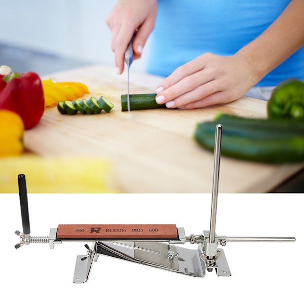 Knivslipare Fast vinkelvässare med 4 slipstenar Flexibelt verktyg för kök