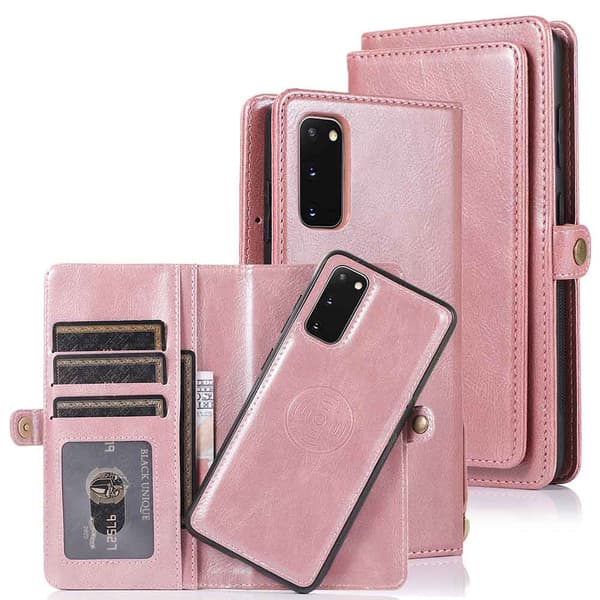 Kompatibel med Samsung Galaxy S20 Plus - Plånboksfodral Brun