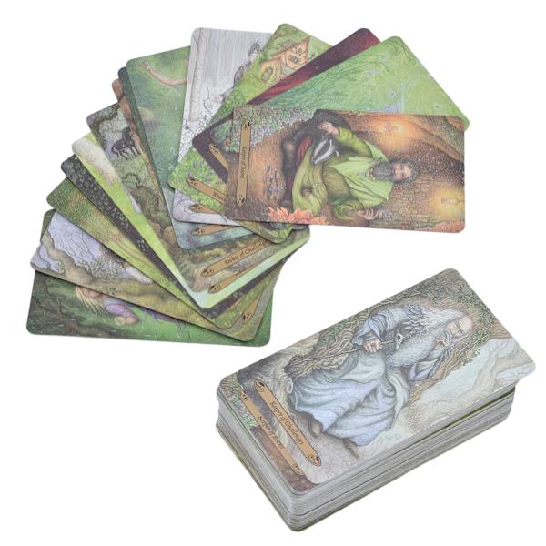 Lumousan Metsän Tarot-kortit 78 kortin pakka Helppo sekoittaa ennustamiseen Leikkikalut harrastajille ja aloittelijoille