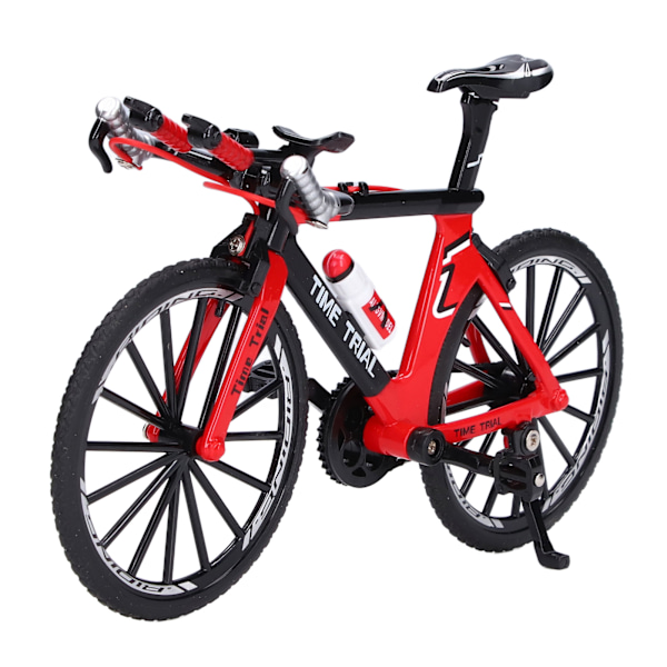 Sormipyörä Mountain Bike Legering Mini Pyörä Malli Koti Työpöydälle Työpaikalle Toimiston Koristeet Lahjat Punainen