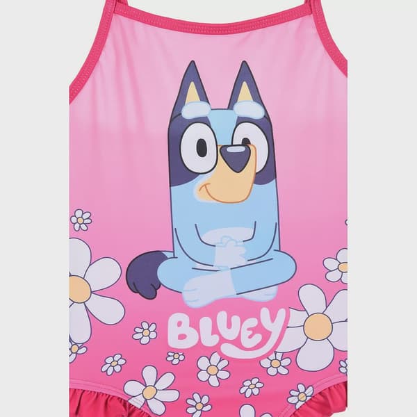 Bluey Daisy pink badedragt, 3 år / 98 cm
