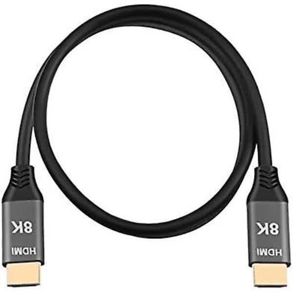 HDMI-kabel 2.1 Ultra High Definition Uhd 8k 60hz 4k 120hz 48gbs kabel med ljudkabel och 3m HDMI Ethernet 2M