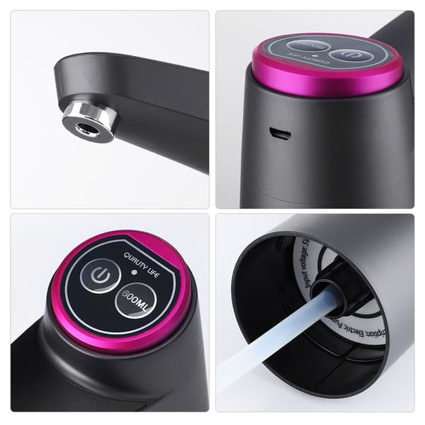 Elektrisk vannpumpe, 5W, 1200mAh, hvit