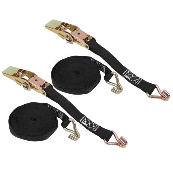 2 Set Surfboard Kayak Tie Down Straps Canoe Boat Cargos Puller Strap with Hook