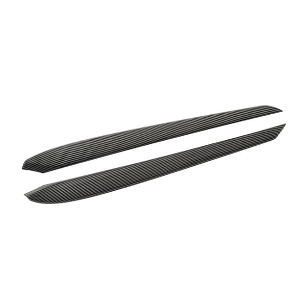 2 stk ABS-kulfiber stil indre armlæn Panelbeskyttelse Trim Fordør Panel Trim Cover Udskiftning til Tesla Model 3