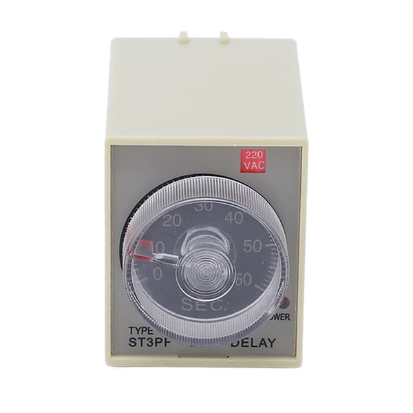 BERM Power Off Delay Relay Knob Control Timing Timer High Accuracy AC200-220V ST3PF 60S