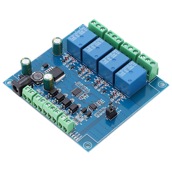 Relay Module 4-Channel Switch Input and Output Circuit Board Component DC 7-24V