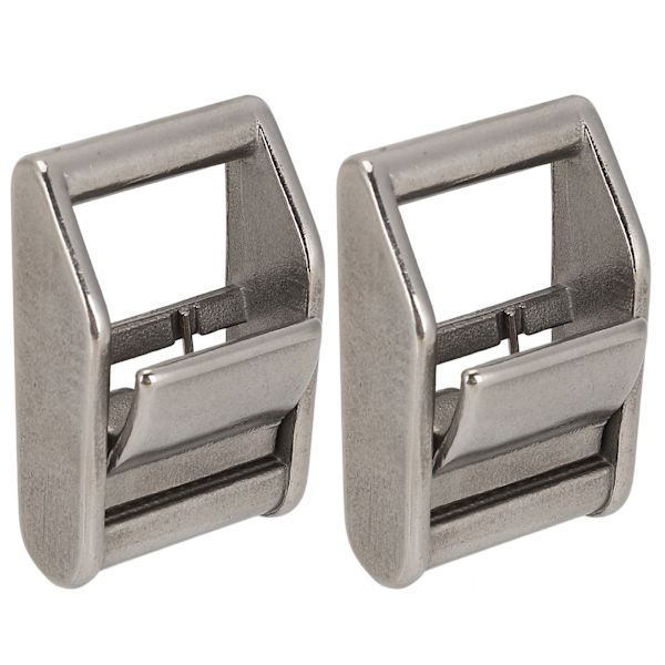 2st Kamklaffspännen 316 Rostfritt stål Heavy Duty Press Tie Down Webbing Surrning Last 27mm