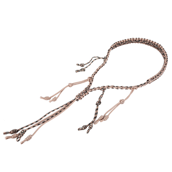 Bærbar Nylon Andefløjte Snøre Flettet Paracord til Udendørsjagt (Khaki + CP Camouflage)