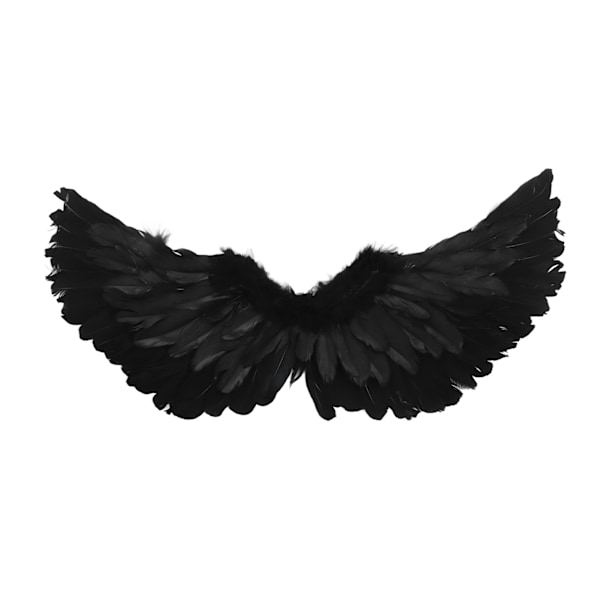 Angel Wings Kostym Art Scen Halloween Cosplay Wings Halo Pannband Set för barn Vuxna Mellan