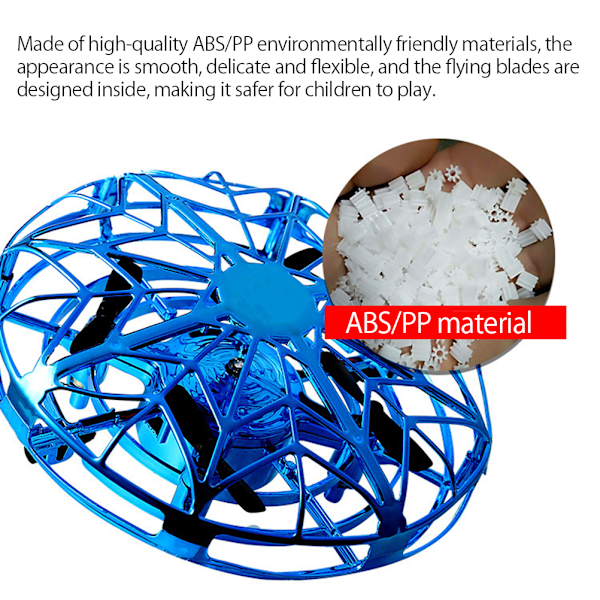 Mini Drone Barn Drone Toy Hand Helikopter RC Quadcopter Infraröd Induktion Fjärrkontroll Flygande Flygplan Presenter för pojkar Flickor Vuxna