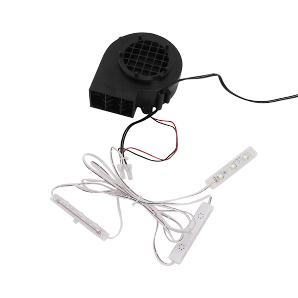 Oppblåsbar luftblåser Jul oppblåsbar blåsepumpe med 3 hvite LED-lys for feriedekorasjoner utendørs EU-kontakt 220‑240V