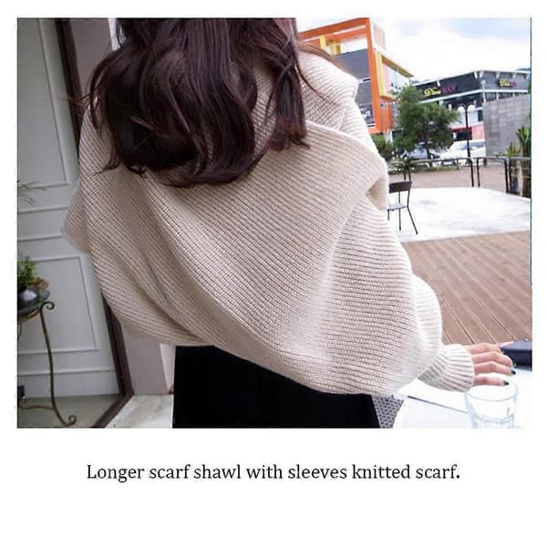 Vinter Kvinner Sjal Ensfarget Skjerf Pl Design Bryllupskappe Poncho[LD] Dark Grey