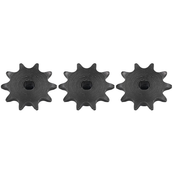 3 stk Stål Kædehjulsæt 8 mm Pitch 6 mm D Hul 10 Tænder 5307-1006-0010