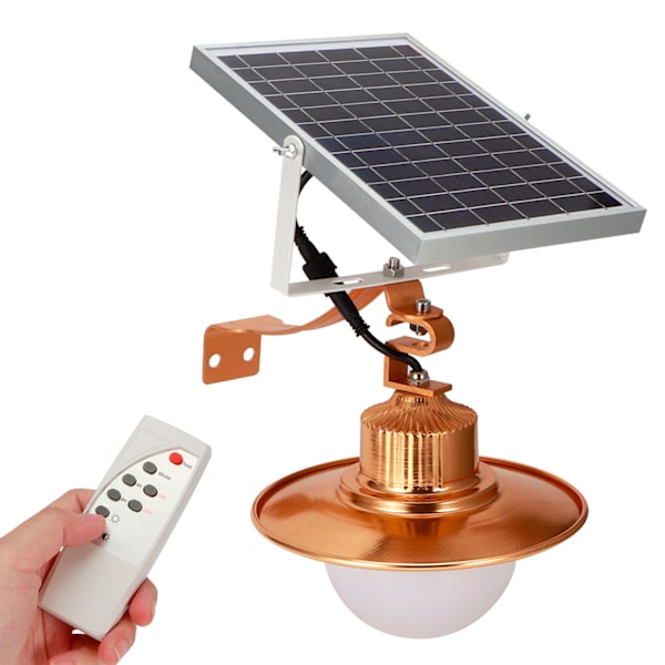 IP65 Vattentät Solar Powered Flood Light Fjärrkontroll Vägglampor för Garden Courtyard